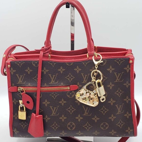 100% Auth Louis Vuitton Lock & Key with unbranded Bagcharm, Keycharm, Keychain - Picture 1 of 7